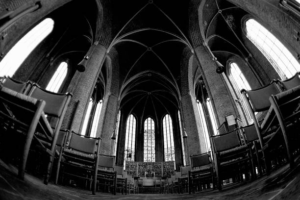 Interior of Lutheran Church Marktkirche in Hannover Germany