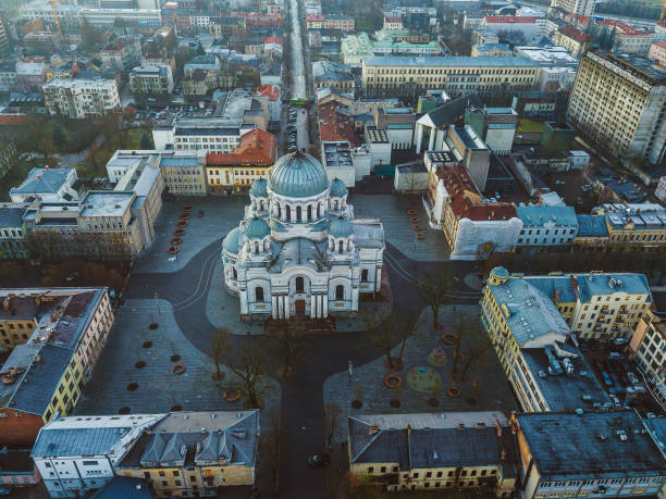 istock High Angle View Of Cathedral Surrounded By Cityscape 1134649801