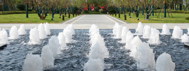 istock Waterscape Fountain in Residential Landscape Design 1134663818