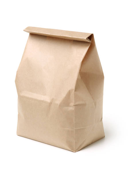 istock Paper bags on white background 1134663933