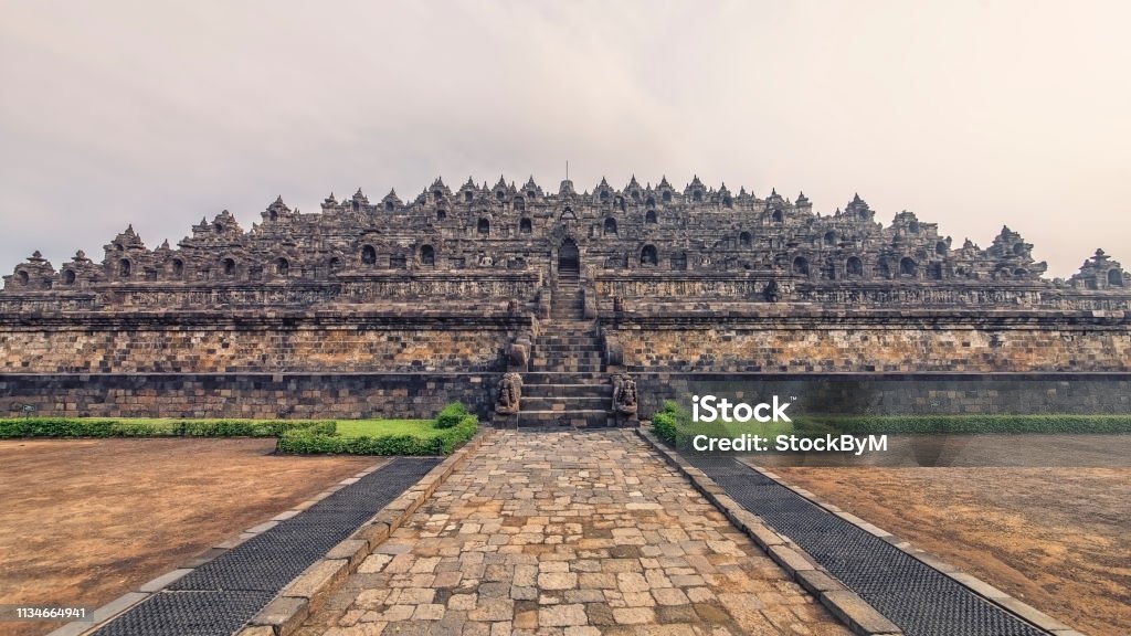 Buddhist Architecture In Java Stock Photo - Download Image Now ...