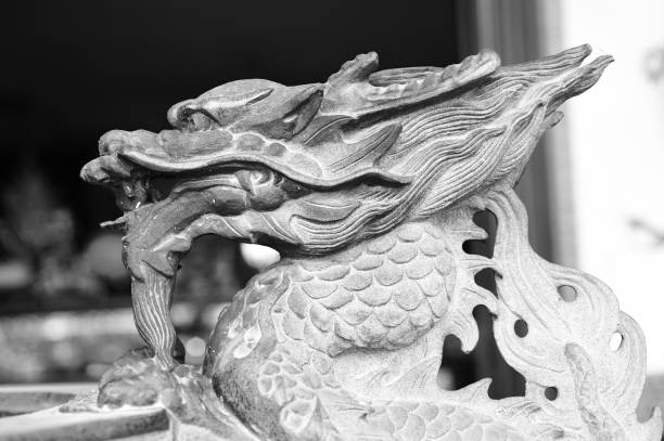 istock Dragon at Chinese Temple 1134664988