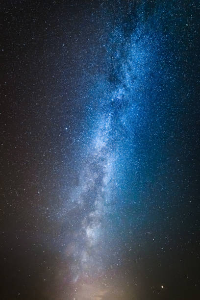 istock Blue universe, constellation with million stars in milkyway 1134667678