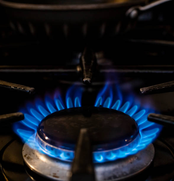 istock gas ring on a cooker in the kitchen 1134669207