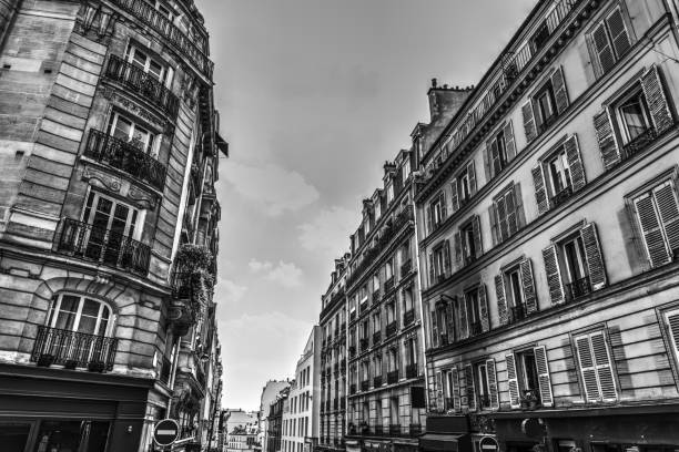 istock Luxury buildings under a clear sky in Paris 1134670328