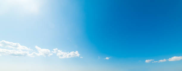 istock Sun shining in the blue sky 1134686529