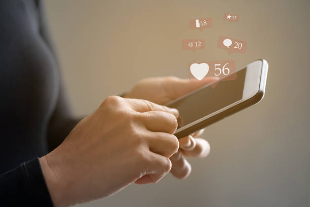 istock Woman hand using smart phone for social media and ecommerce concept 1134687757