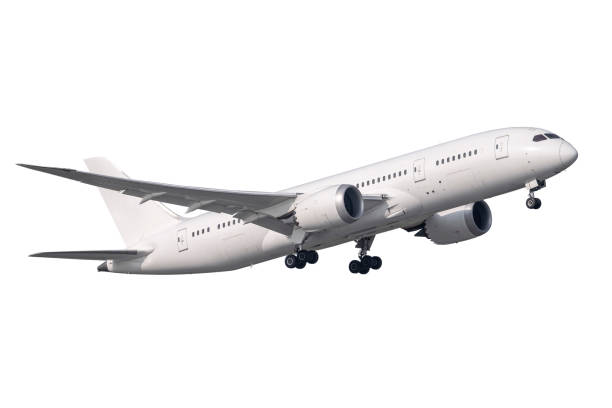 istock A pure white jet engine airplane no logo isolated side view 1134692564