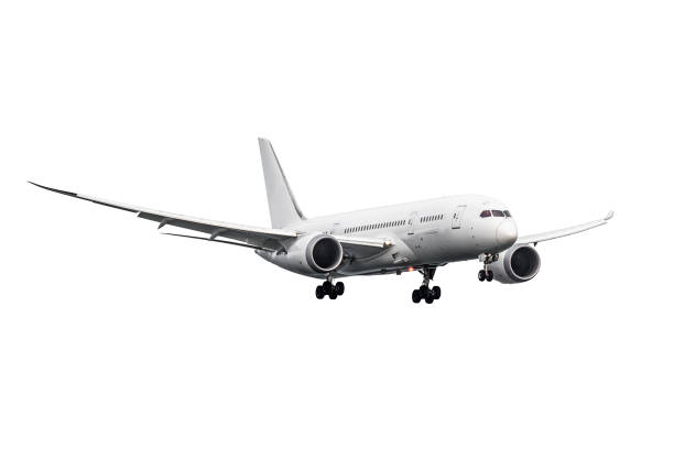 istock A modern jet airplane with body prepare for landing 1134692816