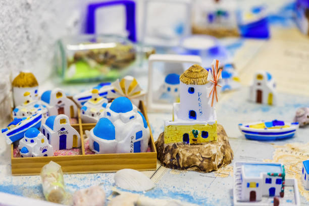 Greek souvenirs at Paros island, Greece