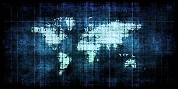 Political Instability on a Grunge World Map