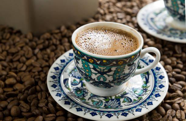 istock Traditional Turkish Coffee Close-up 1134699633