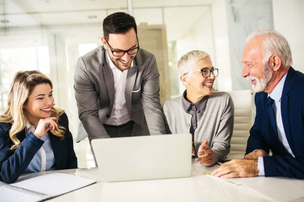istock Business team working in modern office 1134703094