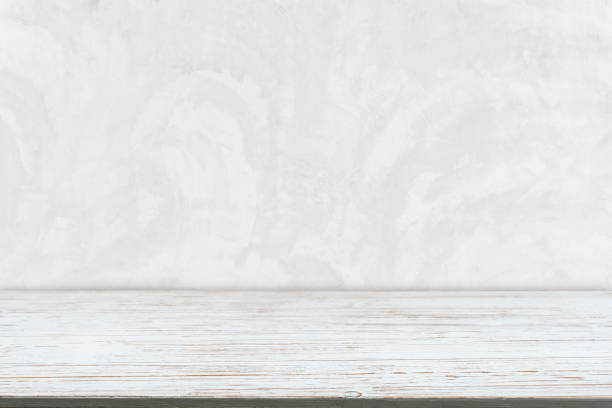 istock Abstract background from old white wooden plank with white concrete texture background. Vintage and retro backdrop. Picture for add text message. Backdrop for design art work. 1134703295