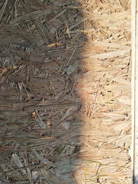 istock Texture of Recycled plywood board 1134703532