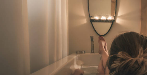 istock Lifestyle relaxing in the bath 1134703653