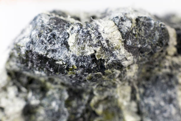 istock Mineral asbestos macro photography. 1134704396