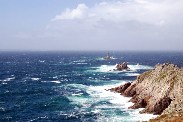 pointe du raz at cape sizun in departement finistere