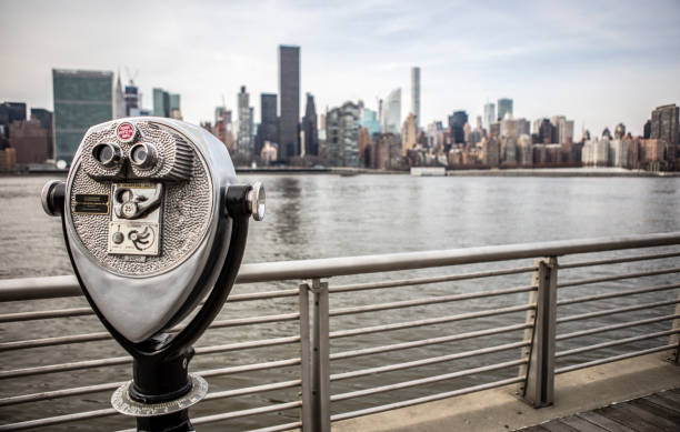 Photograph of Tower Viewer with Manhattan in the background
