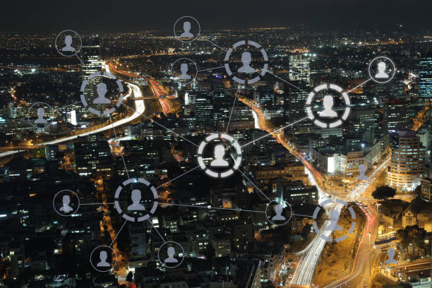 istock Social media marketing network communication 1134737983