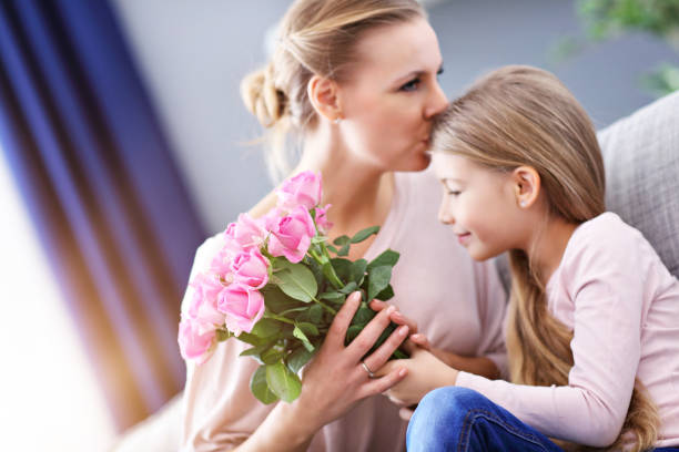 istock Mum and daughter celebrating mother's day 1134739147