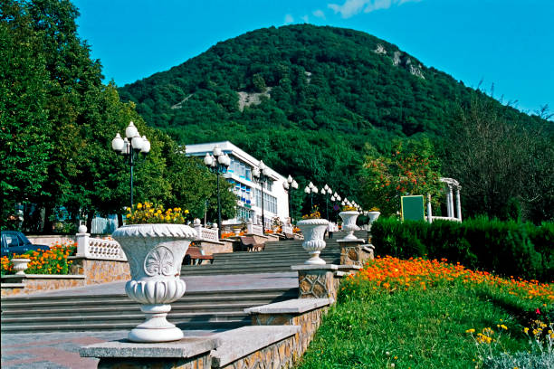 View of the Iron mountain. View of the Iron mountain,Northern Caucasus,Russia. caucasus stock pictures, royalty-free photos & images