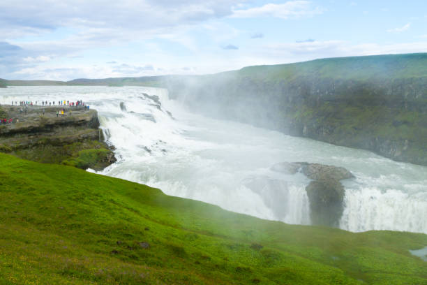 istock Gullfoss falls in summer season view, Iceland 1134743985