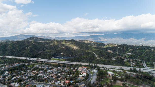 istock Aerial view of California 134 Freeway 1134746549