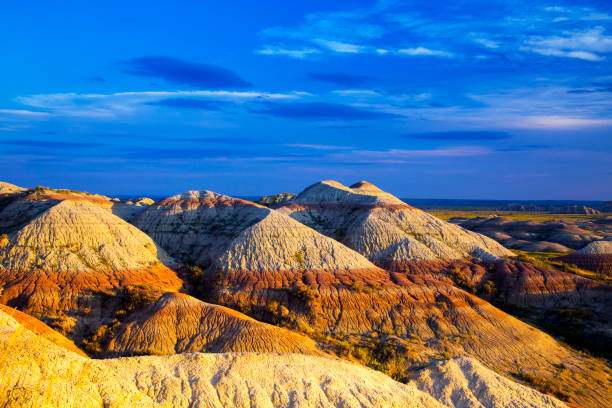 istock Eroding textures of the Badlands National Park South Dakota 1134748249