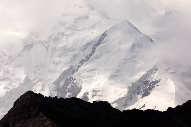 istock Pamir mountains with peak Lenin, which is shrouded by clouds, Kyrgyzstan 1134748329