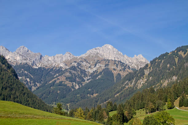 로 키 무두 하 임 산맥의 전망 - gehrenspitze 뉴스 사진 이미지
