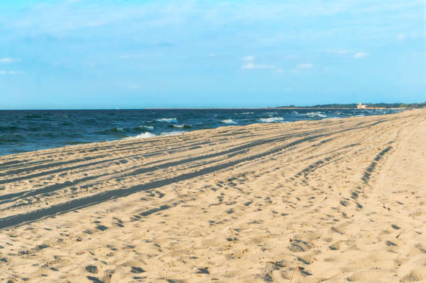 istock sea storm, sea waves, Baltic sea 1134761522