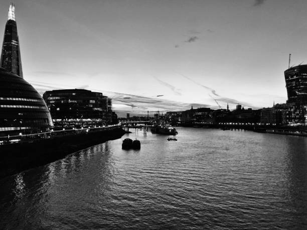 istock A view of the river Thames in monochrome 1134761654