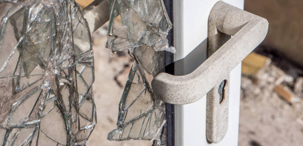 istock Broken door after burglary 1134761859
