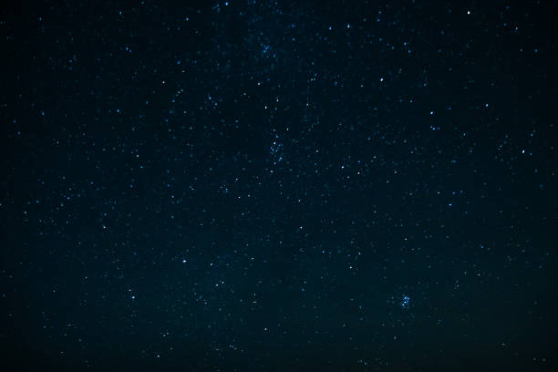 istock Night sky with stars and constellations 1134762634