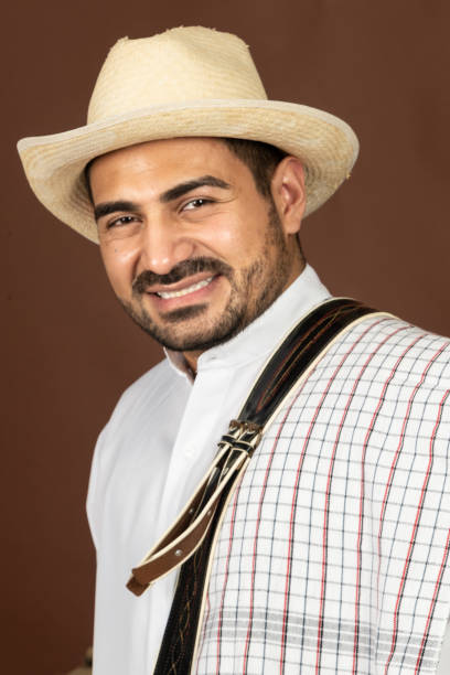 istock Colombian man with paisa outfit (typical Colombian traditional outfit) 1134773909