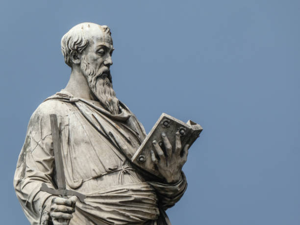 istock Statue of St. Paul on Ponte Sant'Angelo, Rome 1134783102