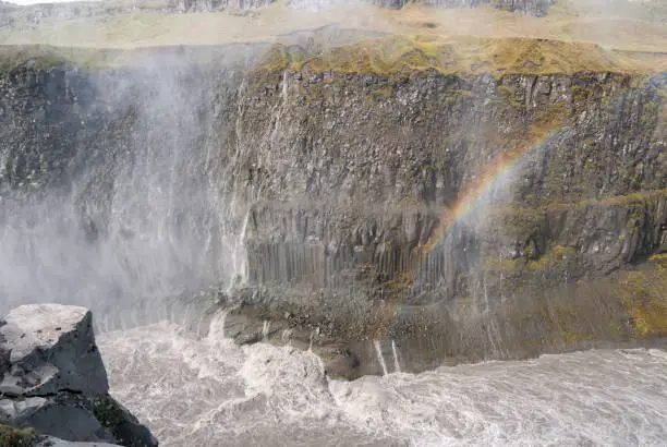 Dettifoss Waterfall in Iceland on summer