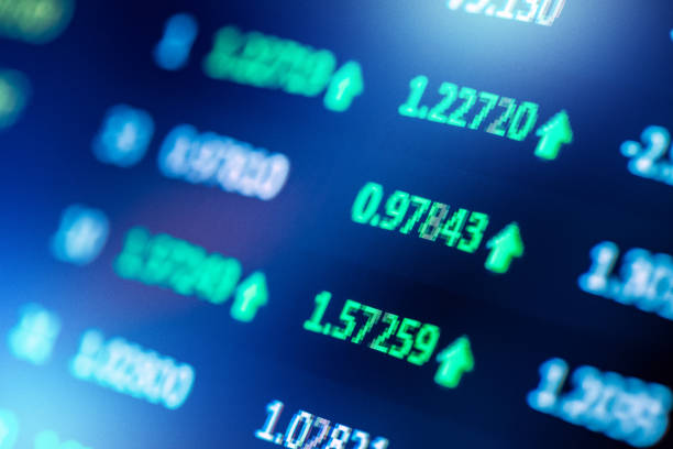 istock Trading market charts 1134789742