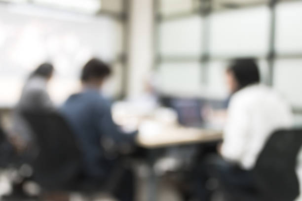 istock Blur office meeting background business people working group in discussion boardroom 1134789842
