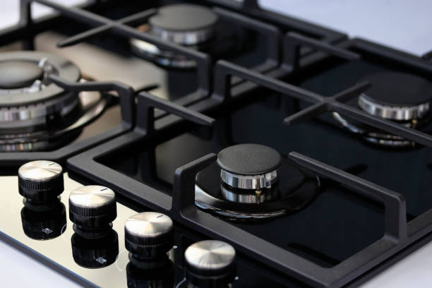 istock modern auto ignition gas stove with four burners 1134805342