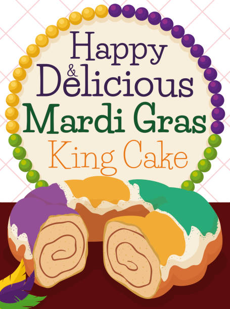 mardi gras cake