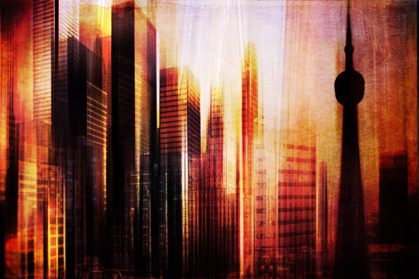 istock Toronto City Skyline - Abstract 1134807320