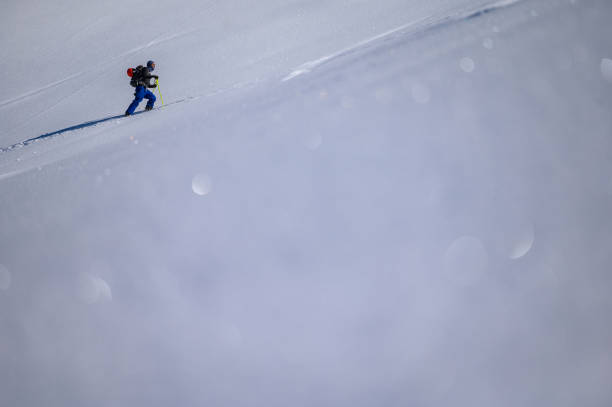 istock Ski touring in the mountains 1134814876