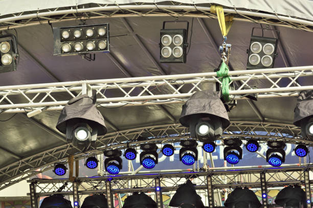 istock Outdoor stage lighting equipment 1134820485
