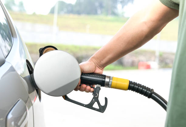 istock Refueling at  petrol station 1134834419
