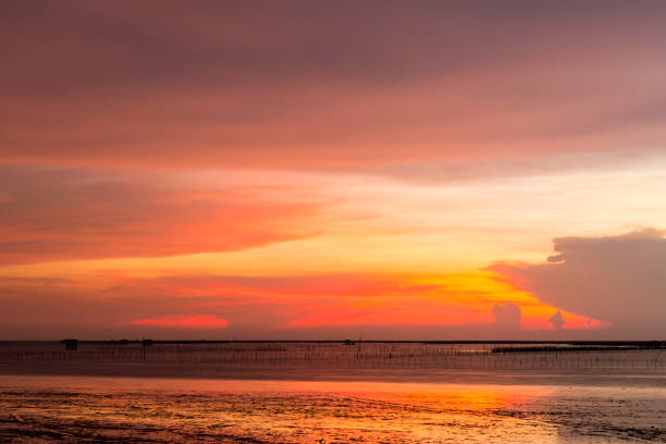 istock beautiful seascape, sunset above the sea 1134834444