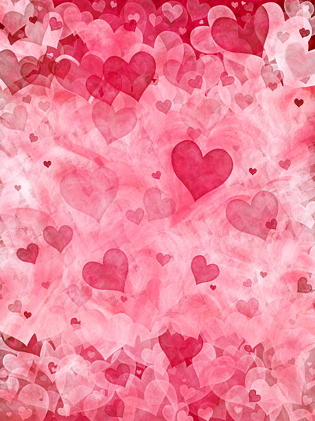 hearts hintergrund - february valentines day heart shape love stock-grafiken, -clipart, -cartoons und -symbole
