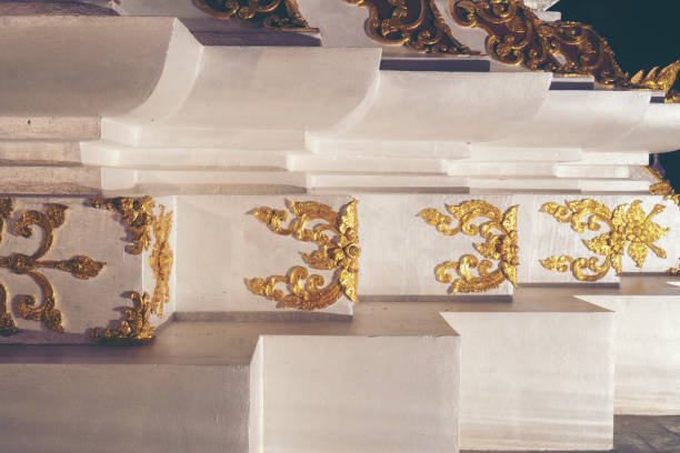 istock Thai motifs decorated in Buddhist temples 1134836519