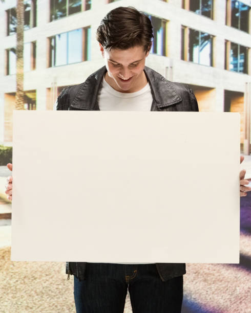 istock Close up view of attractive man wearing a leather jacket 1134842665